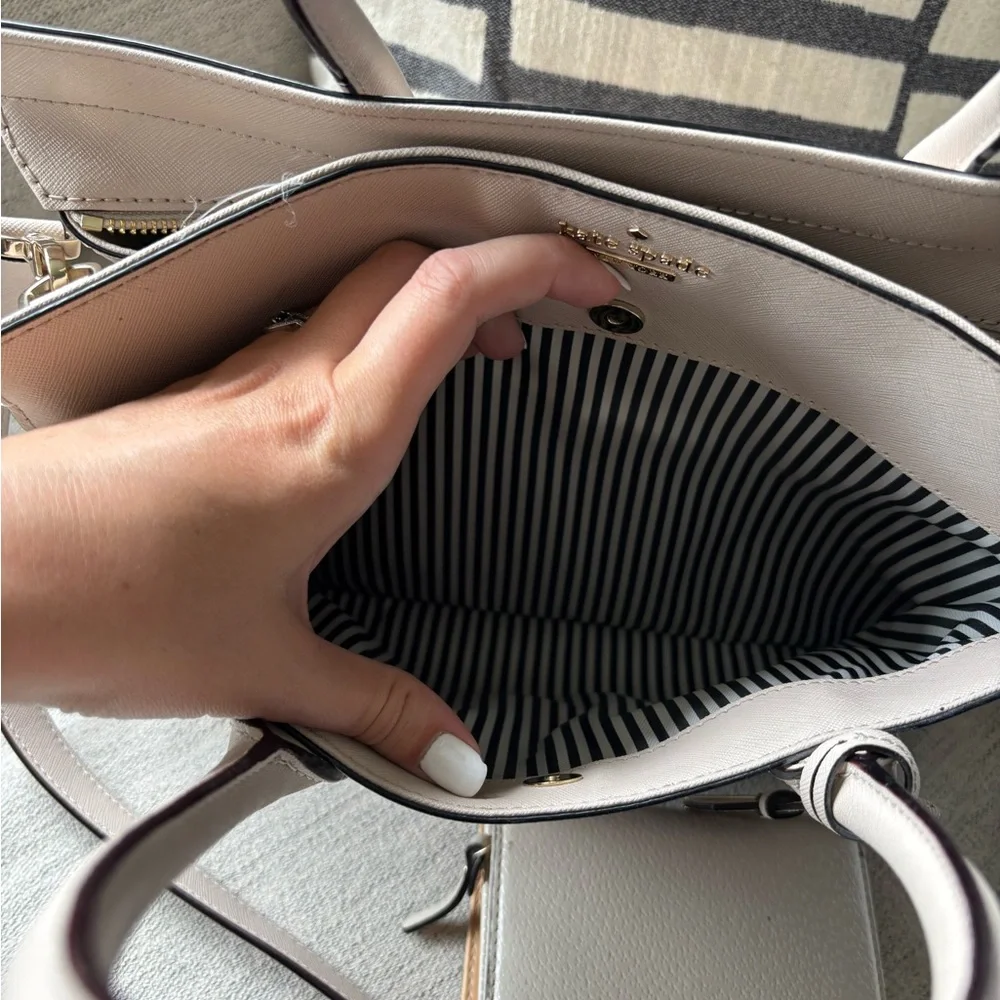 Kate Spade Taupe Candace Cameron Street Bag + Wallet - Picture 5 of 7